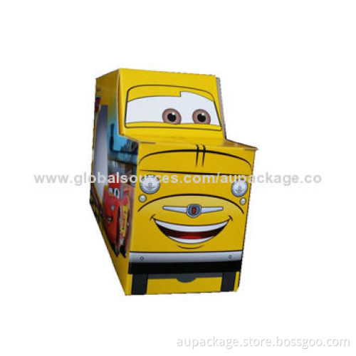 Cardboard box in car shape for toy package